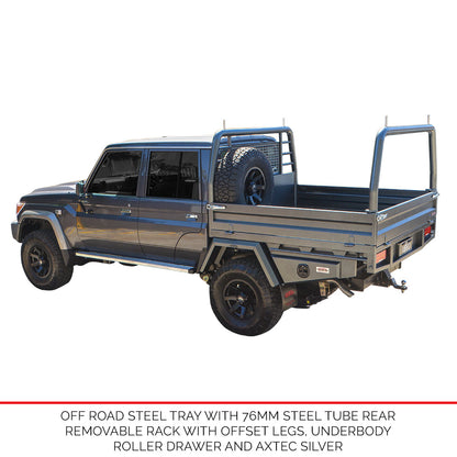 Off Road Steel Tray - FROM $10,599.00 Plus Fitting (Includes standard LED tail lights)