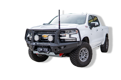 Chevy Silverado 1500 Toro bull bar with optional lights