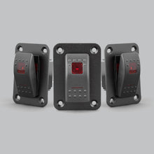 ALTIQ™ Single Gang Rocker Switch Panel - Red LED