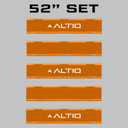Single Row Light Bar - Amber Covers