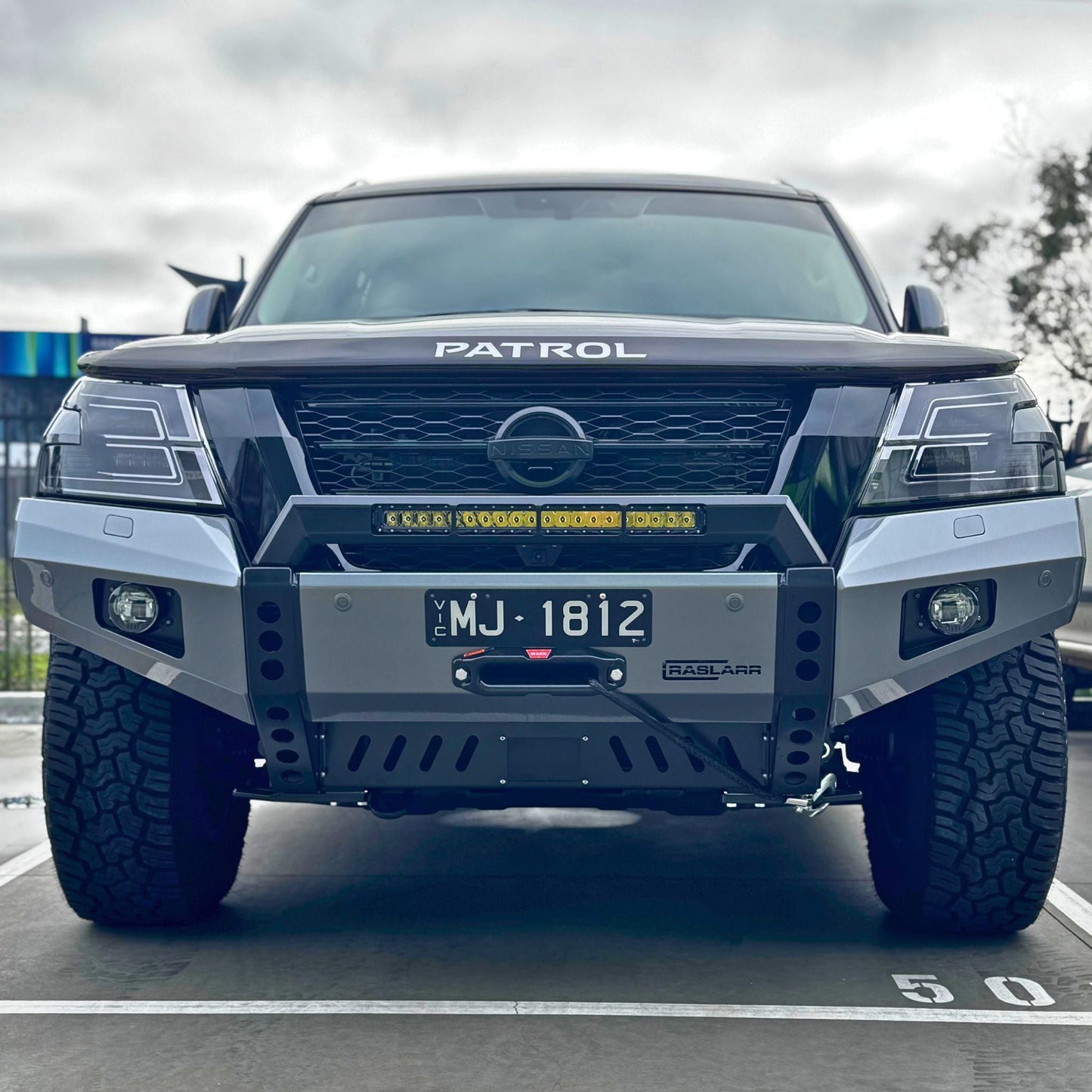 S5 Y62 Nissan Patrol Low Line (Winter) Bull Bar