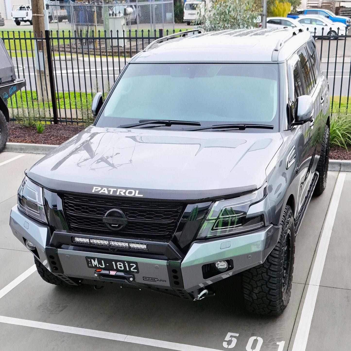 S5 Y62 Nissan Patrol Low Line (Winter) Bull Bar