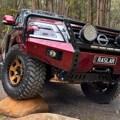 S5 Y62 Nissan Patrol Hooped (Dallas) Bull Bar
