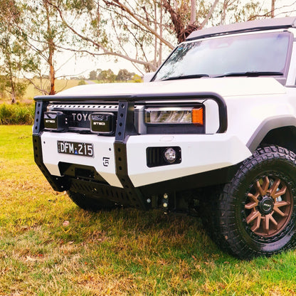 250 Series Toyota Landcruiser Prado Hooped (Dallas) Bull Bar