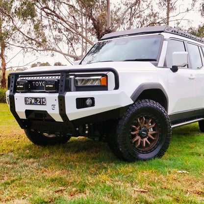 250 Series Toyota Landcruiser Prado Hooped (Dallas) Bull Bar
