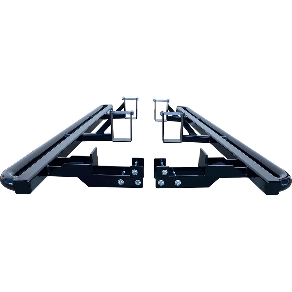 Toyota Hilux N70 FLAT Rock Sliders / Side Steps - Powdercoated
