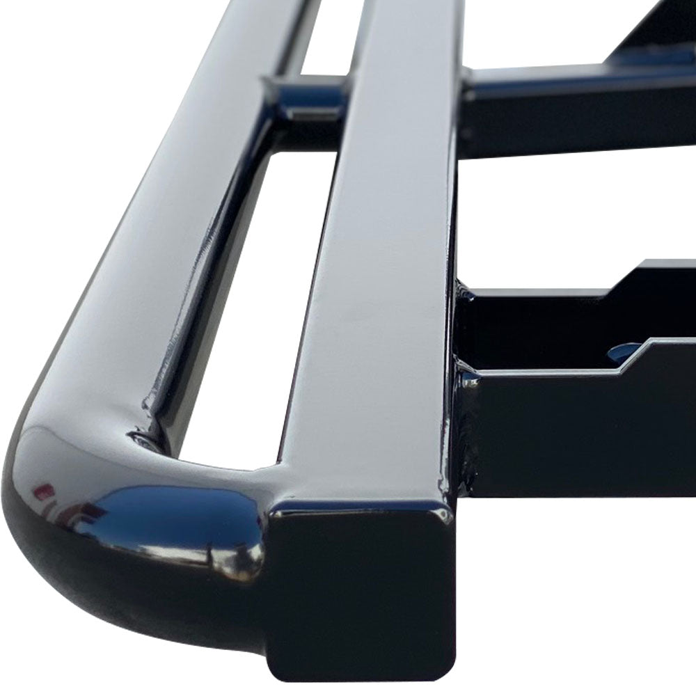 Toyota Hilux N70 FLAT Rock Sliders / Side Steps - Powdercoated