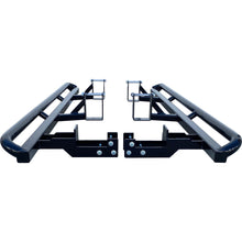 Toyota Hilux N70 ANGLED Rock Sliders / Side Steps - Powdercoated