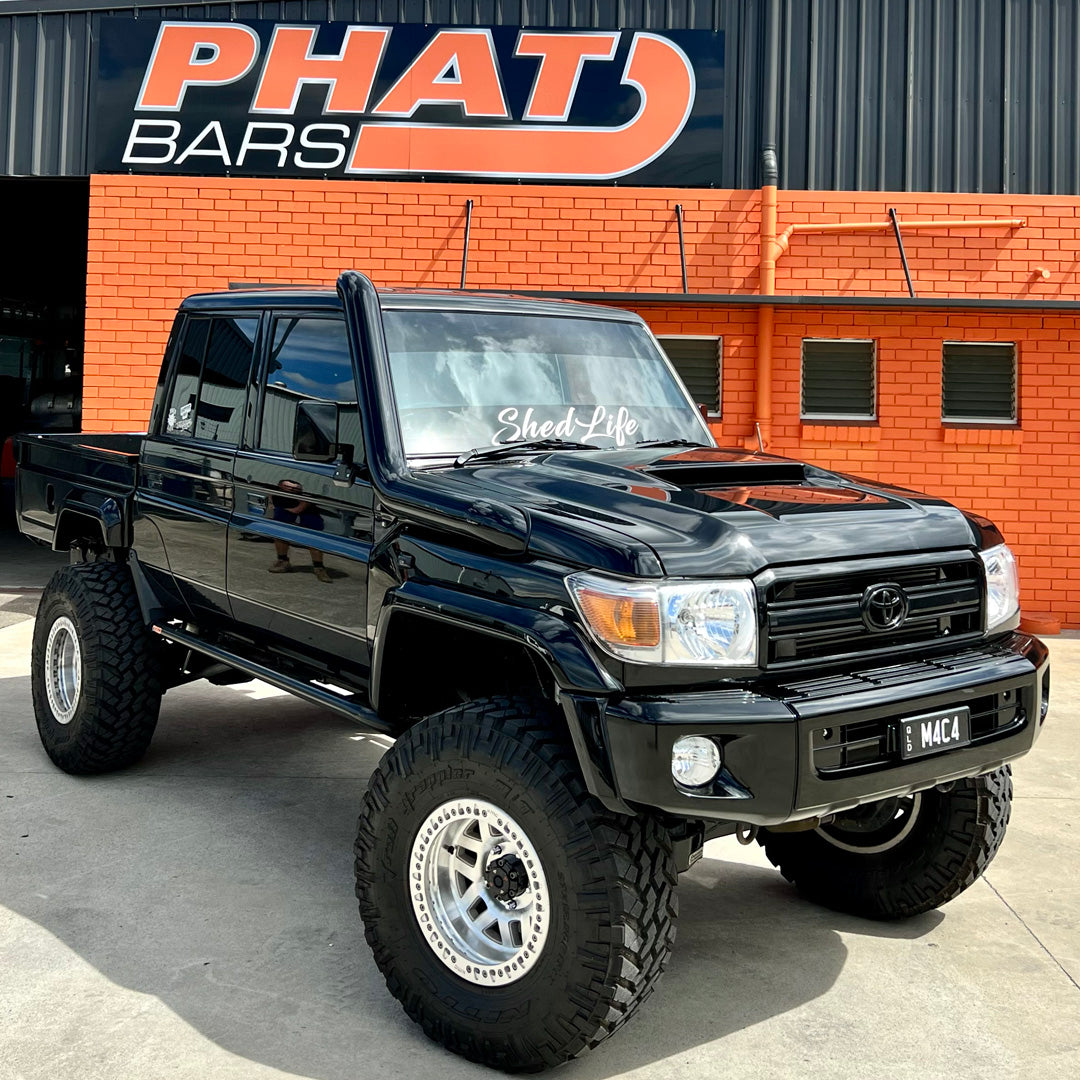 Toyota LandCruiser 79/76 Series ANGLED Rock Sliders / Side Steps