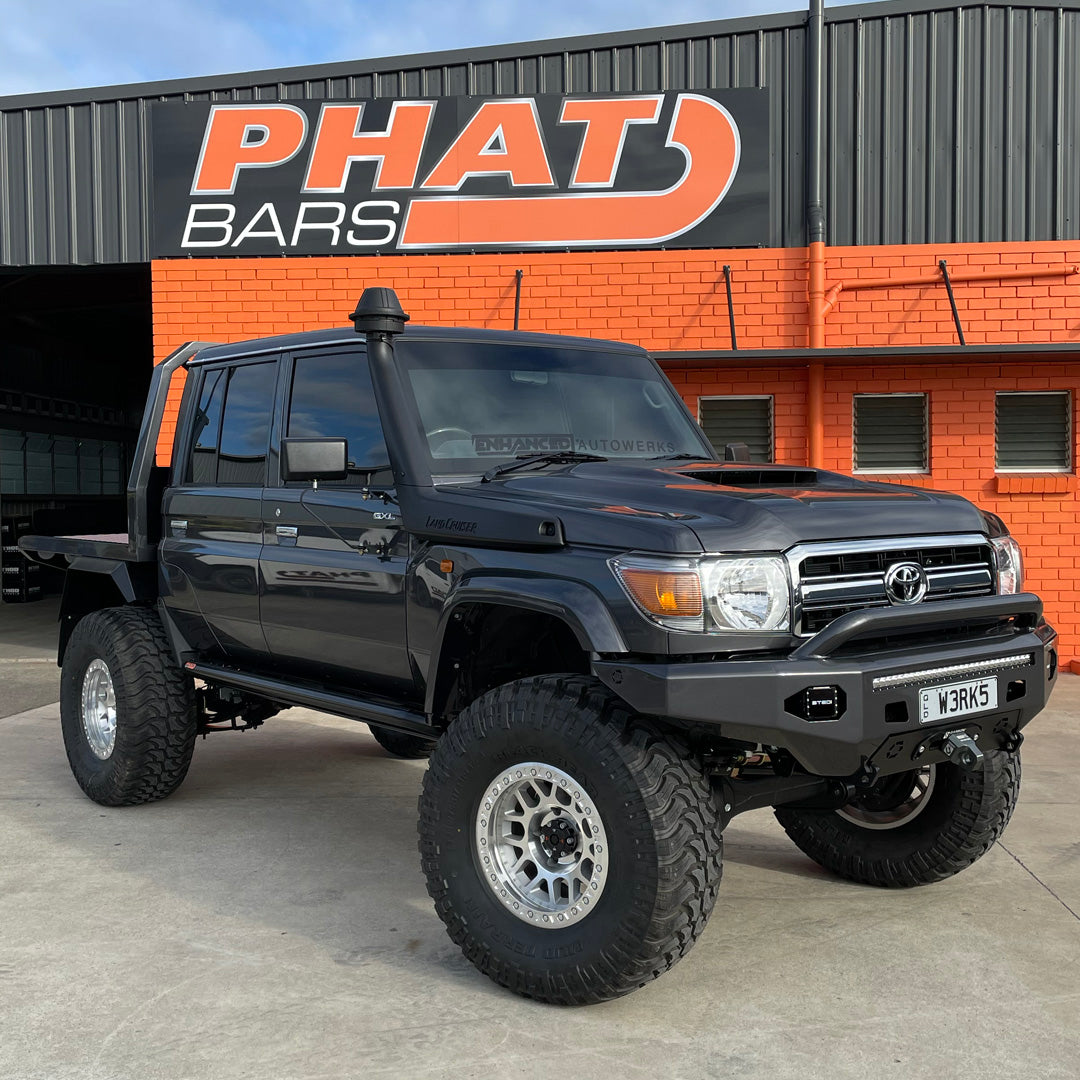 Toyota LandCruiser 79/76 Series ANGLED Rock Sliders / Side Steps