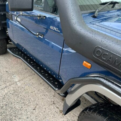 76 Series Toyota Landcruiser Revolution Rock Sliders & Rails