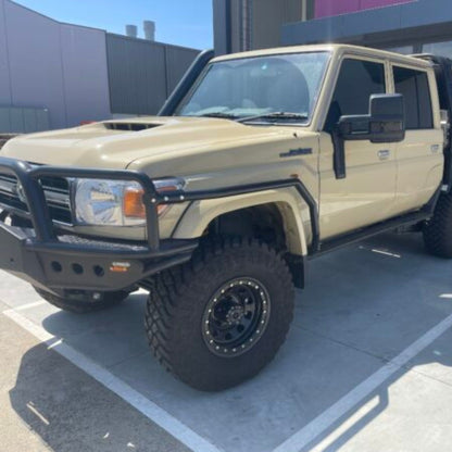 79 Series Dual Cab Toyota Landcruiser Revolution Rock Sliders & Rails