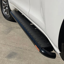 Toyota Prado 150 Series FLAT Rock Sliders / Side Steps - P/C Ally Checkerplate Tread
