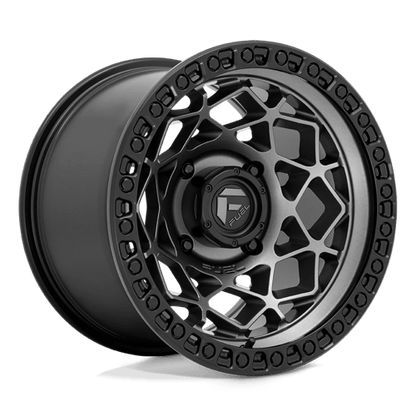 Fuel UTV D784 UNIT UTV 15x7 4x137 +10 Gunmetal W/ Matte Black Ring