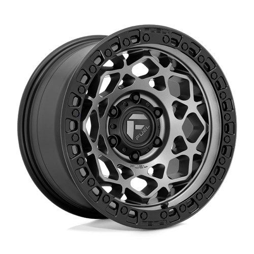 Fuel 1PC D784 UNIT 17x9 6x135 -12 Gunmetal W/ Matte Black Ring