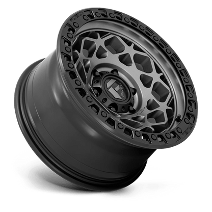 Fuel 1PC D784 UNIT 17x9 6x135 -12 Gunmetal W/ Matte Black Ring