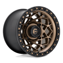 Fuel UTV D785 UNIT UTV 15x10 4x156 +0 Bronze W/ Matte Black Ring