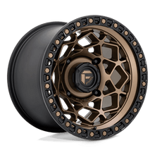 Fuel UTV D785 UNIT UTV 15x7 4x137 +10 Bronze W/ Matte Black Ring