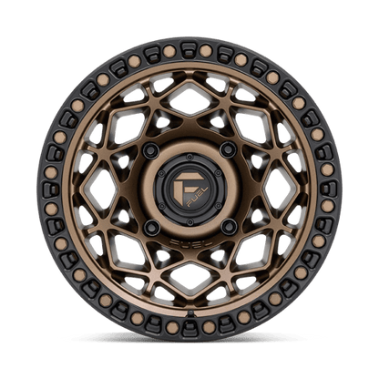 Fuel UTV D785 UNIT UTV 15x10 4x137 +0 Bronze W/ Matte Black Ring