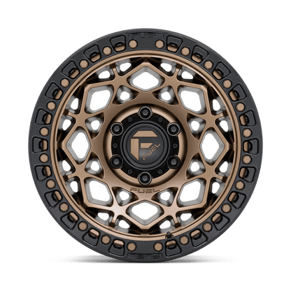 Fuel 1PC D785 UNIT 17x9 6x114.3 +1 Bronze W/ Matte Black Ring