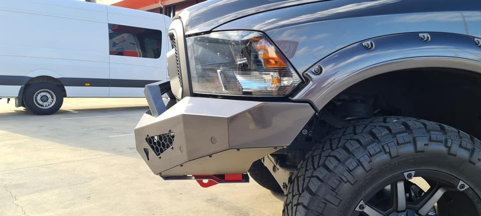 Ram Predator bar with Optional stealth hoop and light bars