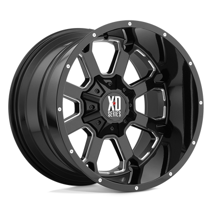 GLOSS BLACK MILLED