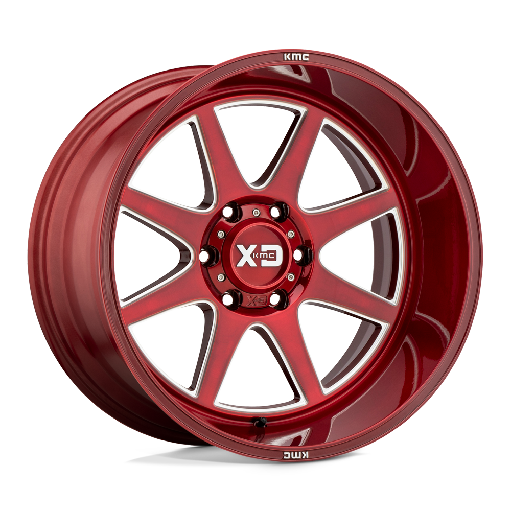 BRUSHED RED W/ MILLED ACCENTS
