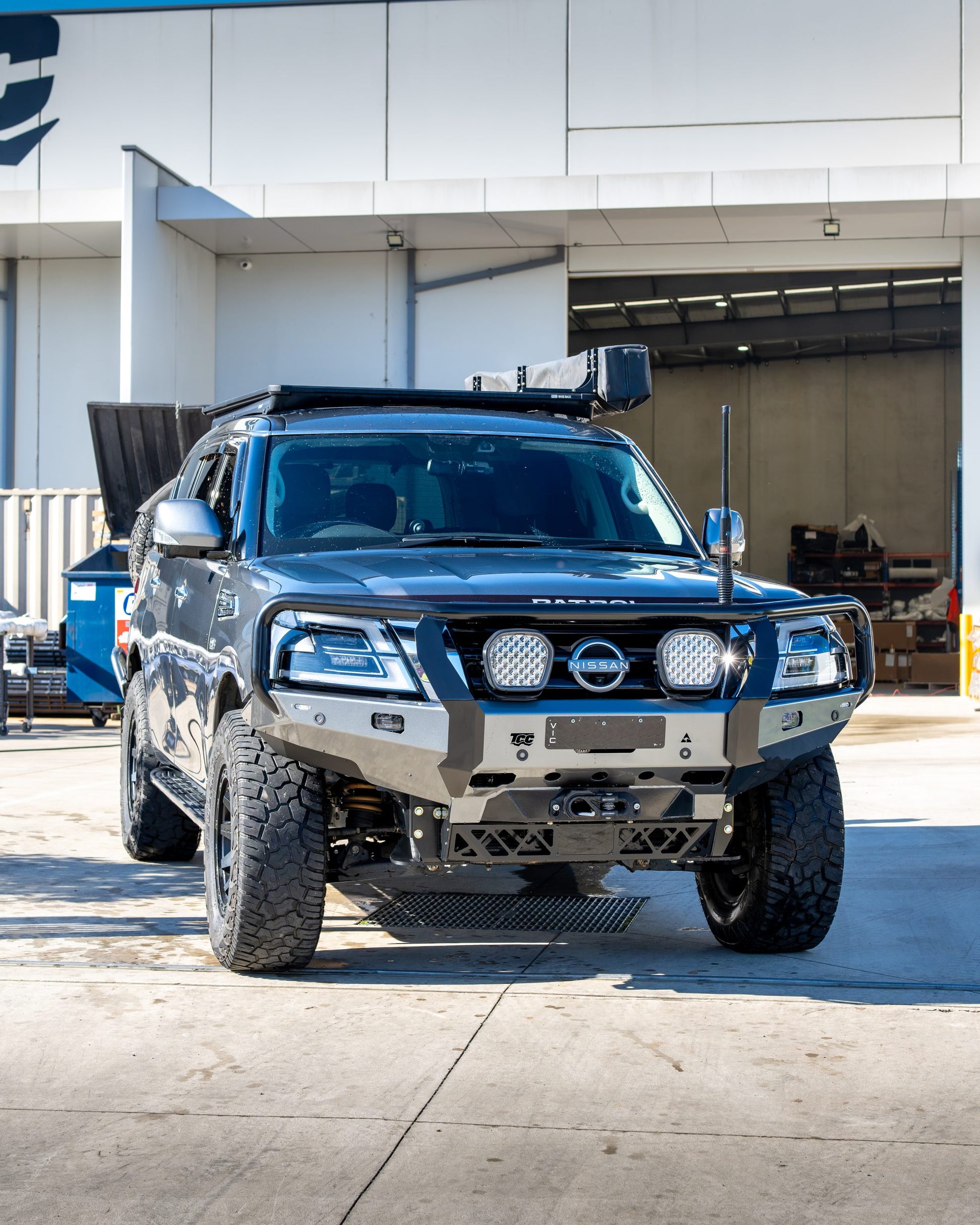 Nissan Y62 Patrol S5 Bull Bar - Image 11