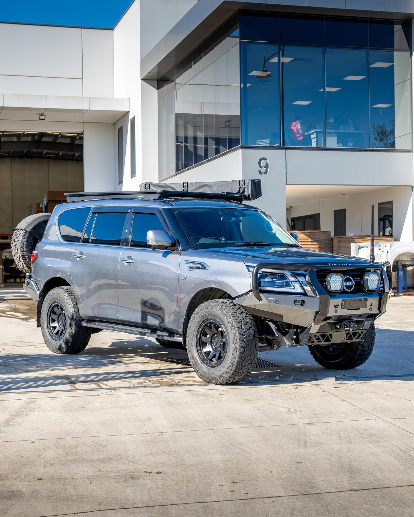 Nissan Y62 Patrol S5 Bull Bar - Image 14