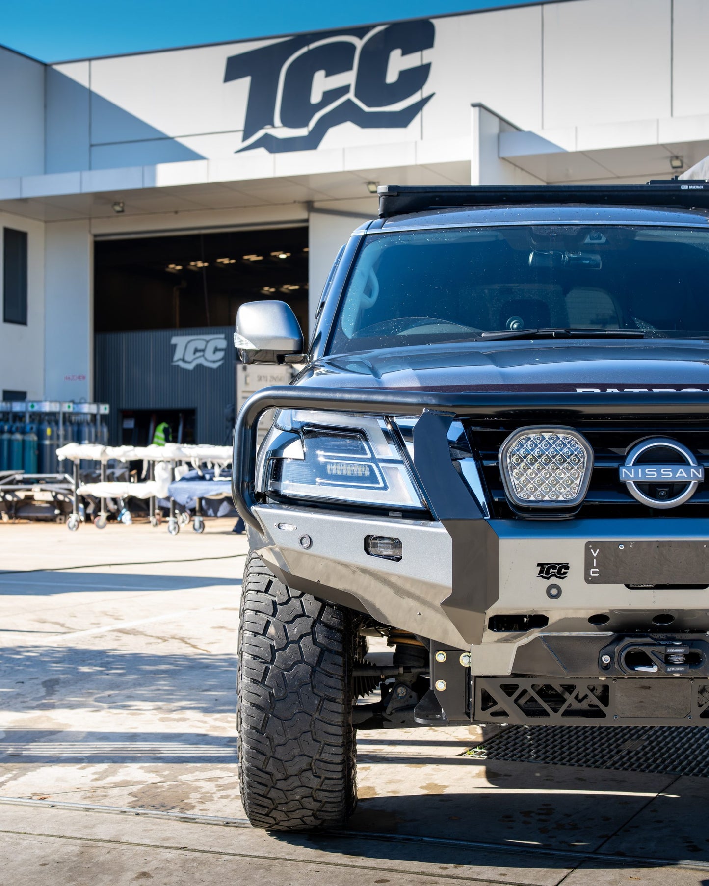 Nissan Y62 Patrol S5 Bull Bar - Image 12