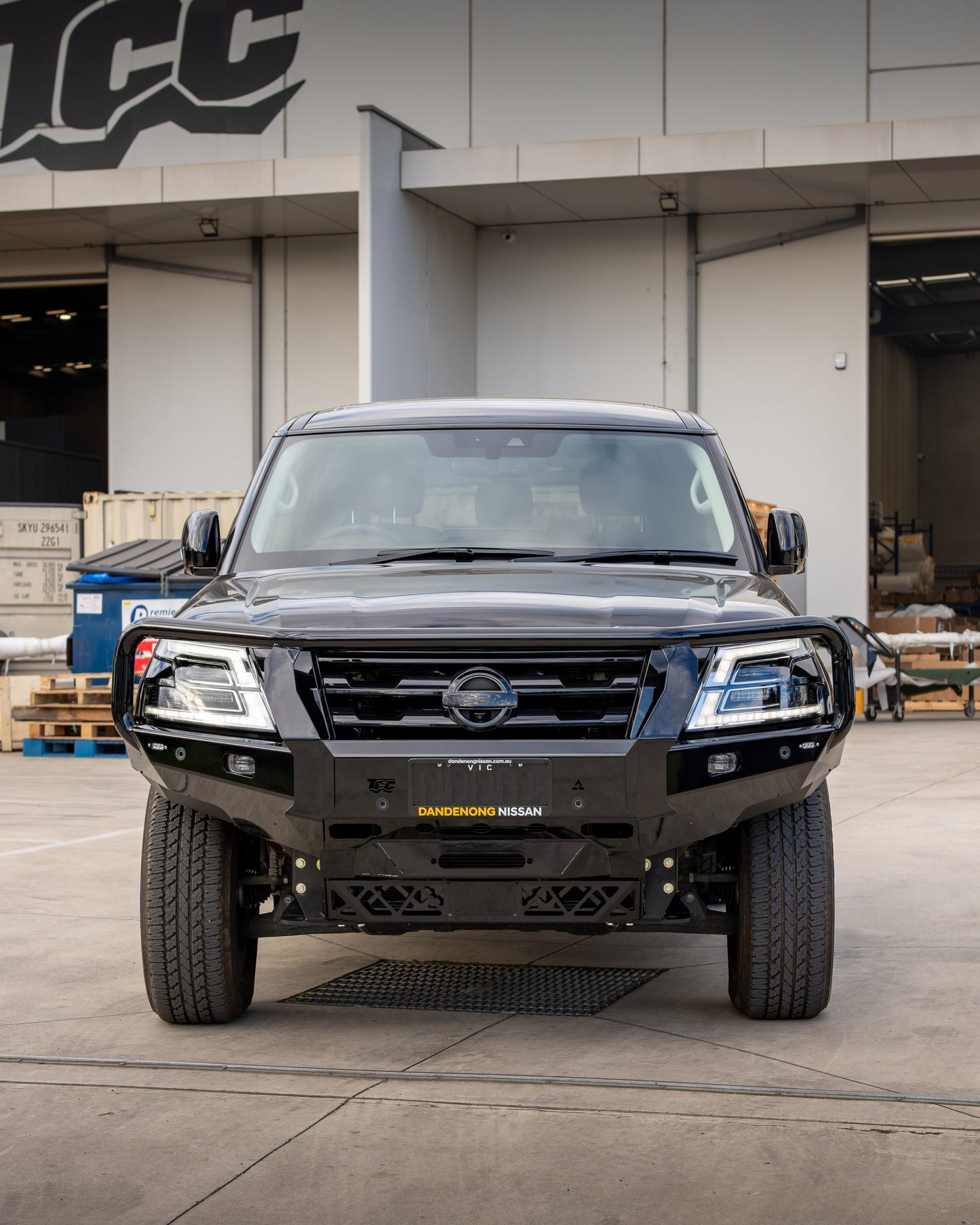 Nissan Y62 Patrol S5 Bull Bar - Image 3