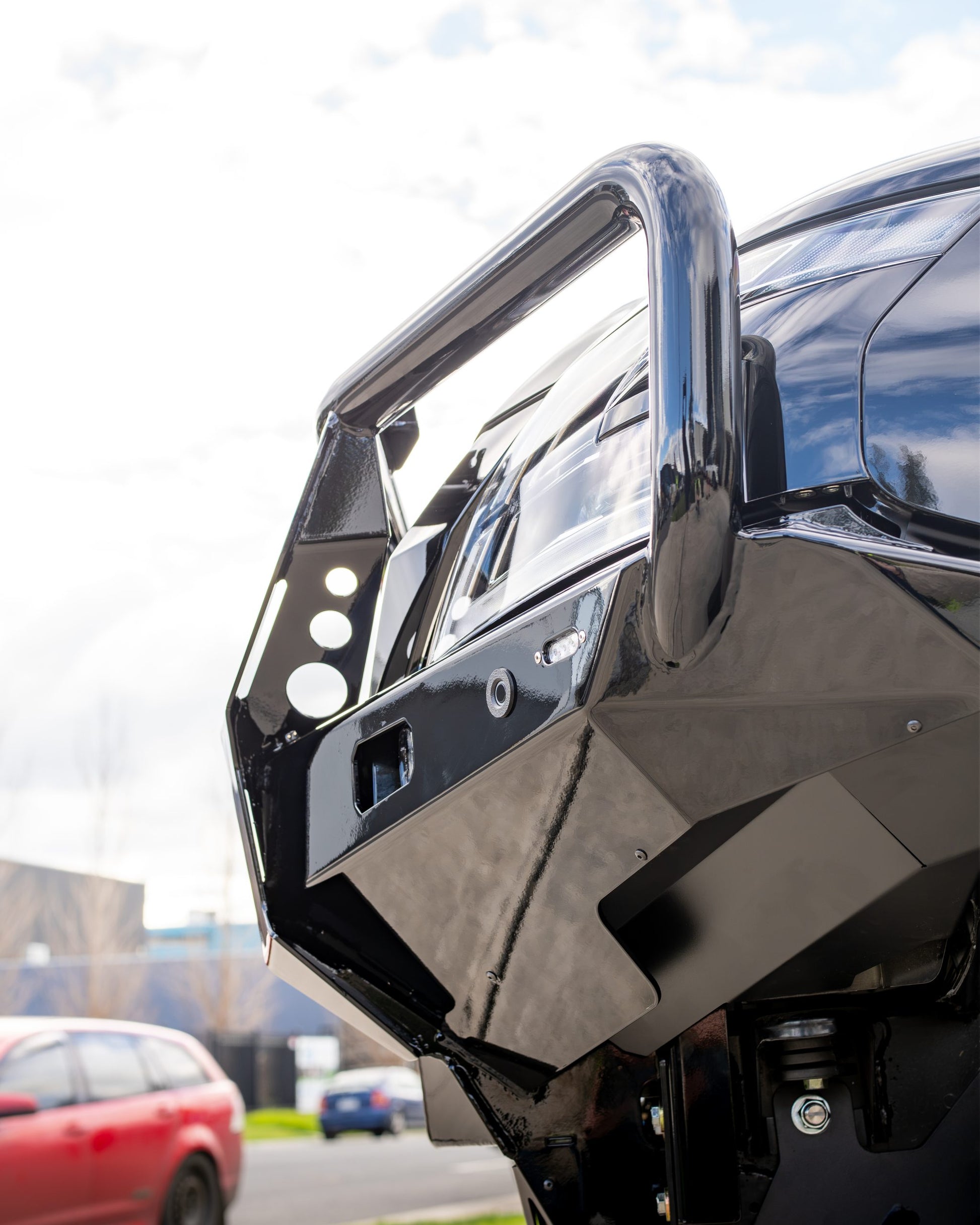 Nissan Y62 Patrol S5 Bull Bar - Image 5