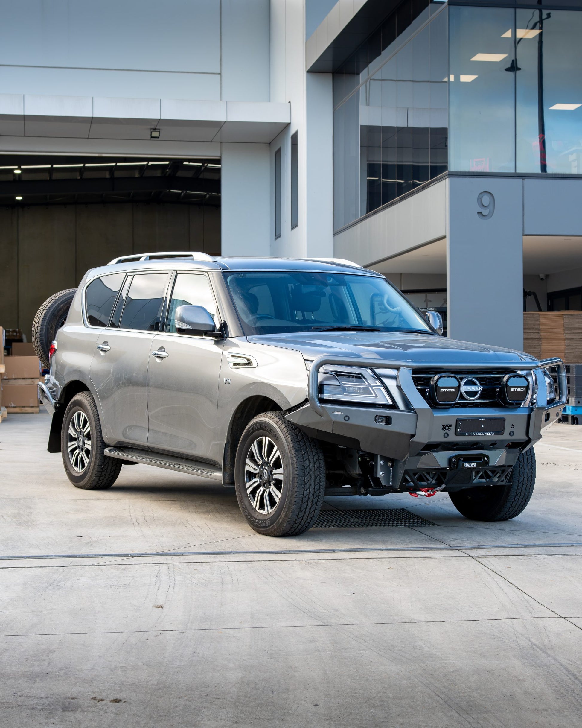Nissan Y62 Patrol S5 Bull Bar - Image 10