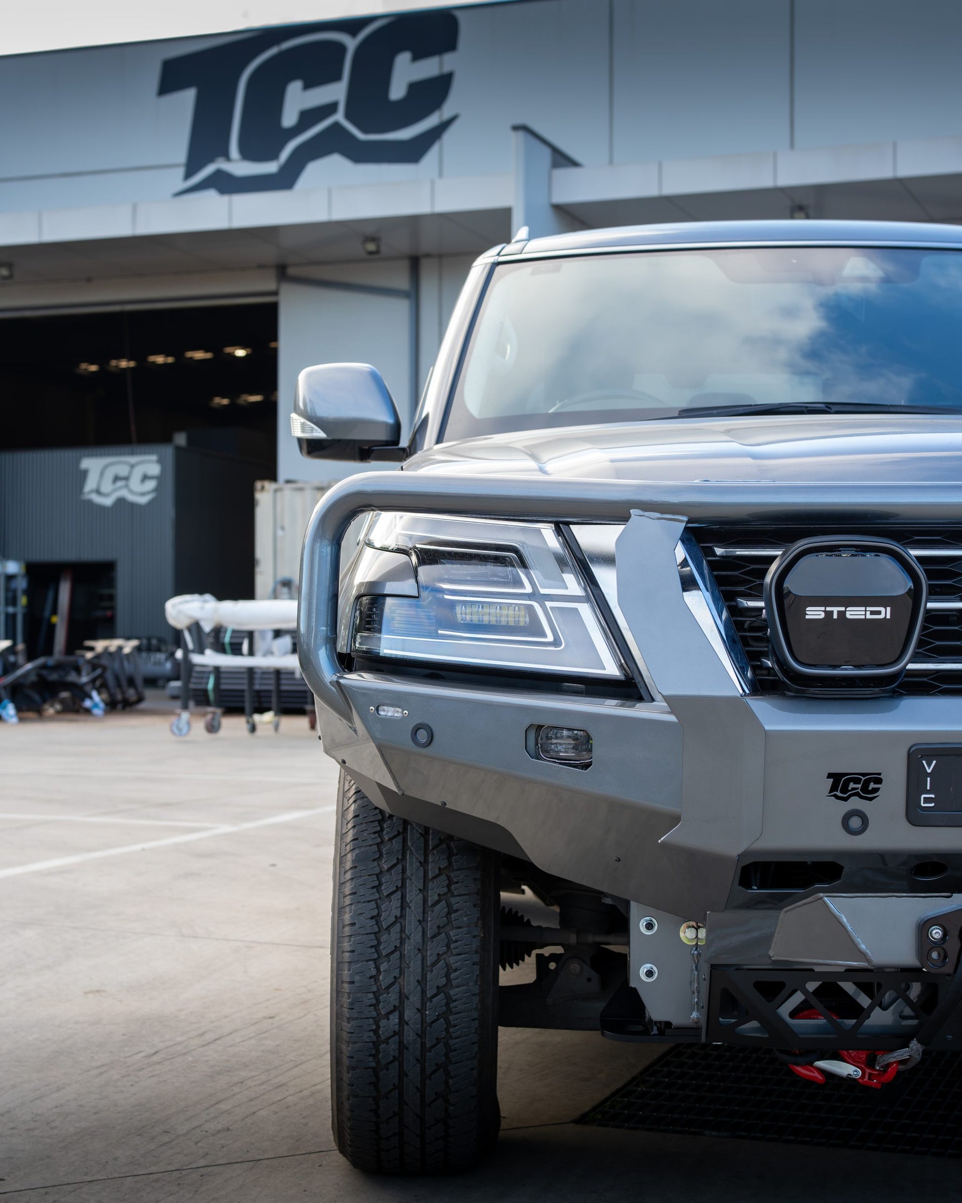 Nissan Y62 Patrol S5 Bull Bar - Image 8