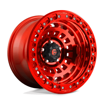 Fuel 1PC D100 ZEPHYR BEADLOCK 17x9 6x139.7 -15 Candy Red