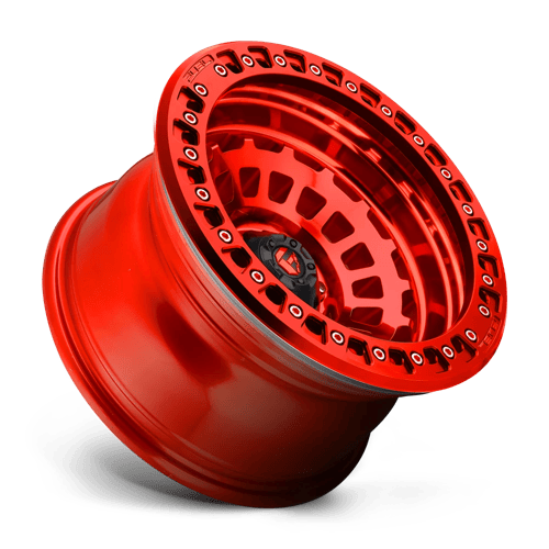 Fuel 1PC D100 ZEPHYR BEADLOCK 17x9 5x127 -38 Candy Red
