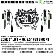 OK with Zone Offroad 6' Lift Kit for 2019+ Ram 1500 DT