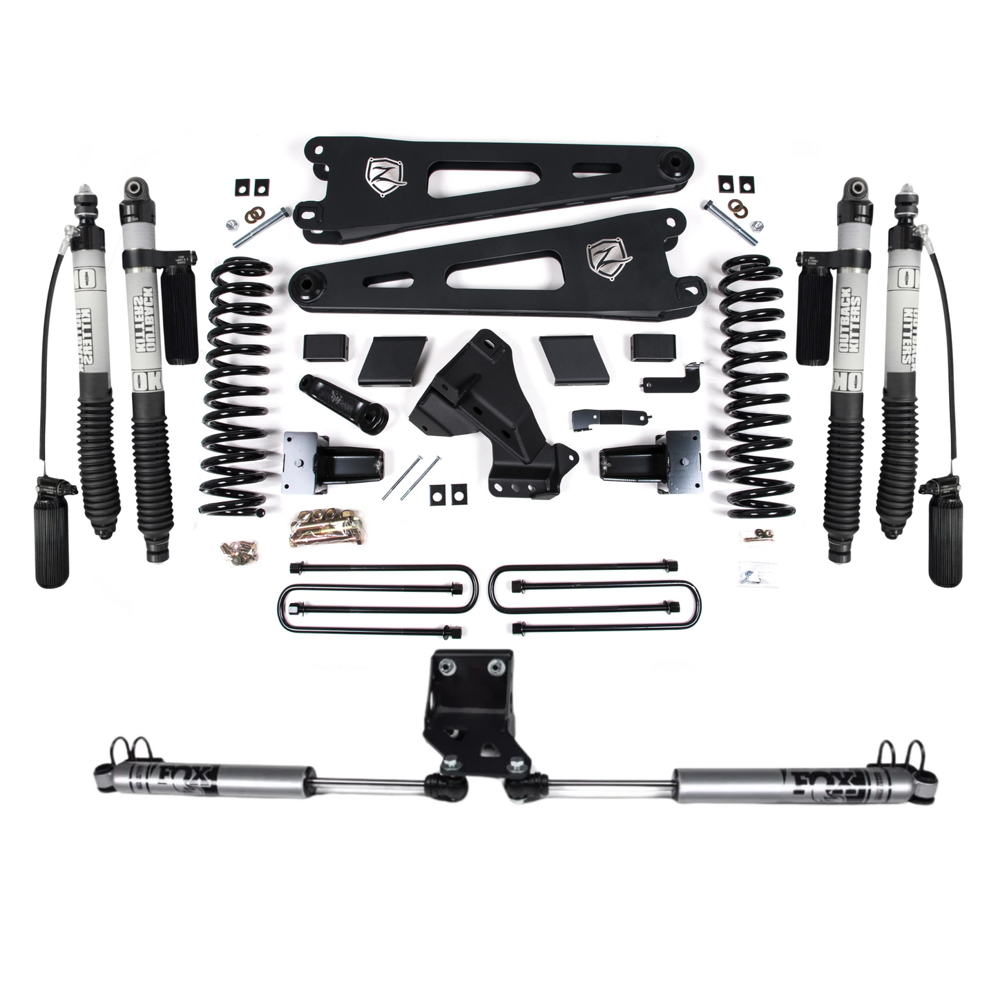 Zone Offroad 5' Lift Kit with Radius Arms for 2023+ Ford F250/F350