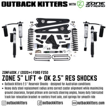 OK with Zone Offroad 5' Lift Kit for 2020-2022 Ford F250/F350