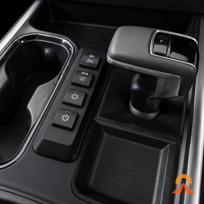 Accessory Switch Panel 4 Gang – Chevrolet Silverado 1500 – Centre Console Mount