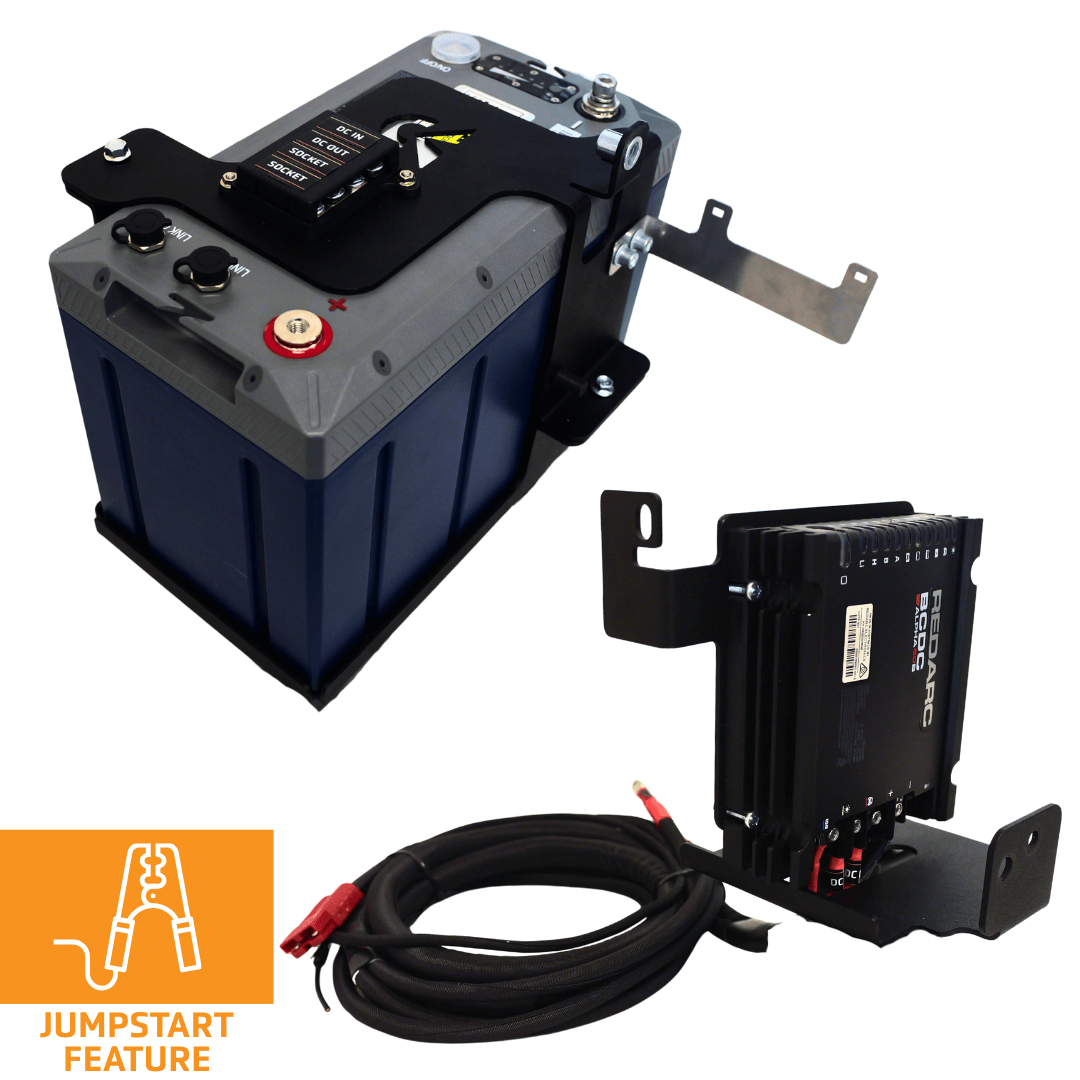 Dual Battery - N80 Hilux - Under Bonnet - Jumpstart Feature