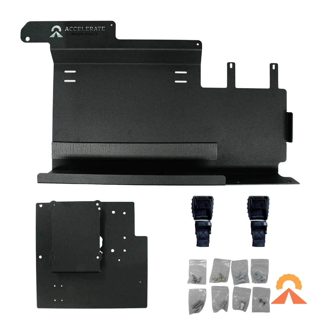 Dual Battery Tray Only - Ford Ranger NextGen & Super Duty - Behind Seat