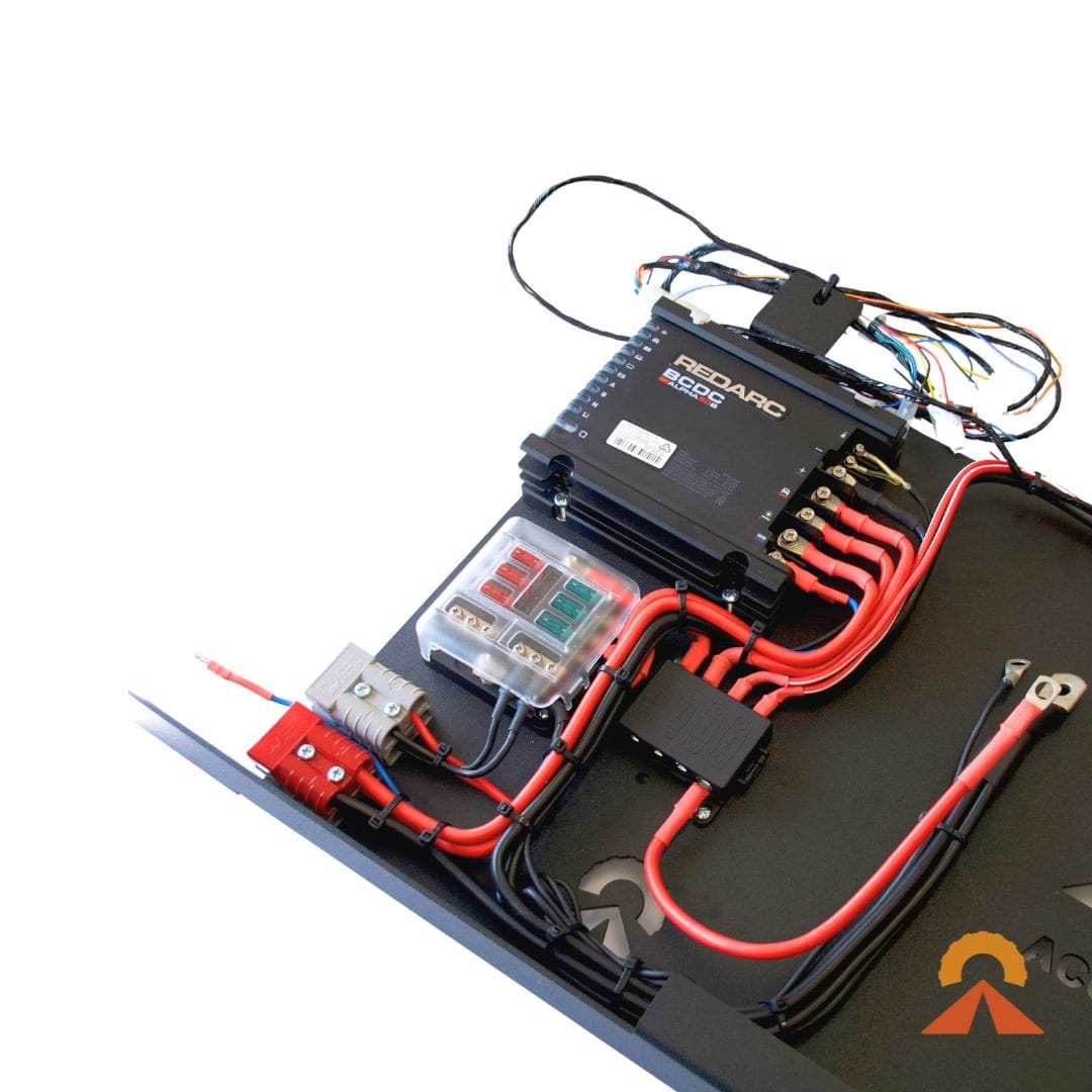Dual Battery – 79 Series LandCruiser – 100Ah Behind Seat - With Air Compressor