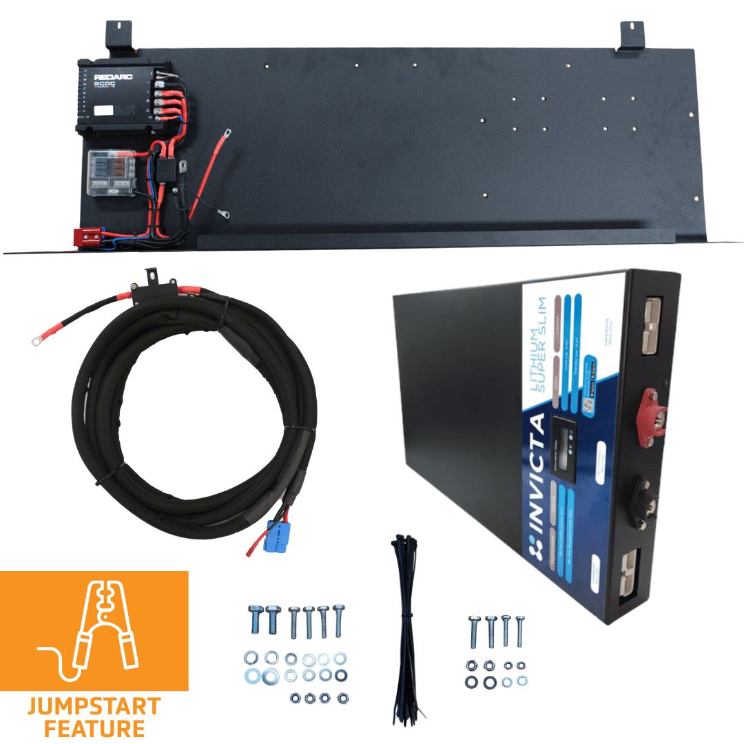 Dual Battery – 79 Series LandCruiser – 200Ah Behind Seat - With Jumpstart Feature