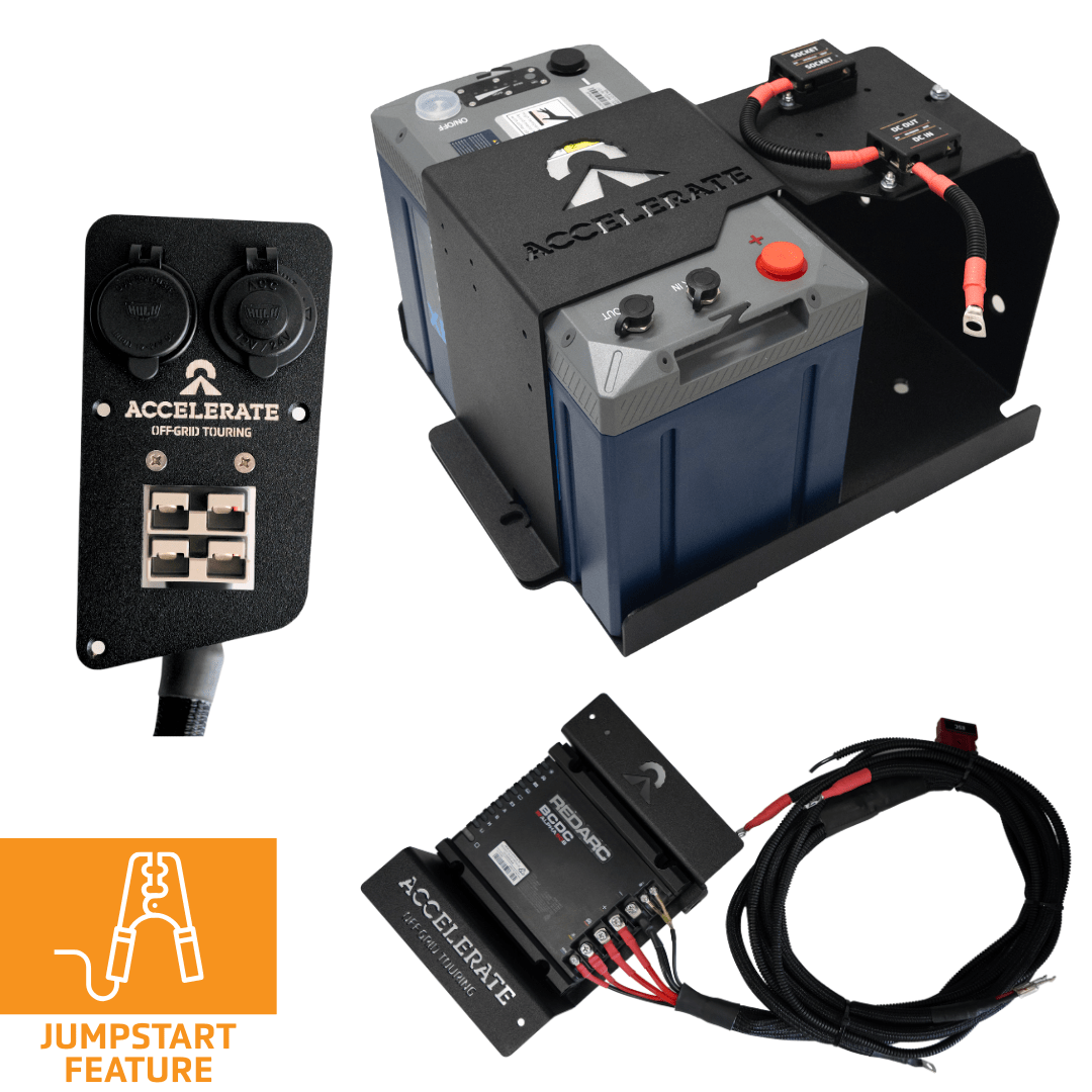 Dual Battery - 300 Series LandCruiser - Under Bonnet - With Jumpstart Feature