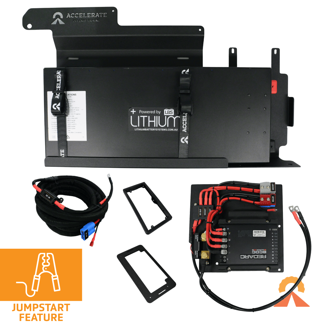 Dual Battery - Next-Gen & Super Duty Ford Ranger - Behind Seat - Jumpstart Feature