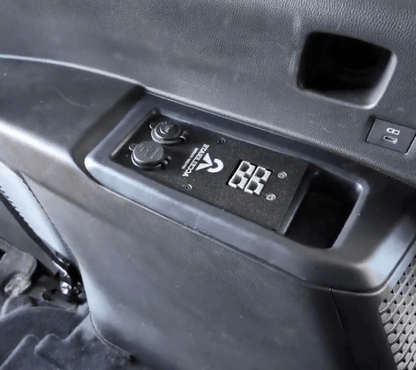 Socket Bank + Y-Lead Bundle - Prado 250 Series - Drivers Rear Cup Holder