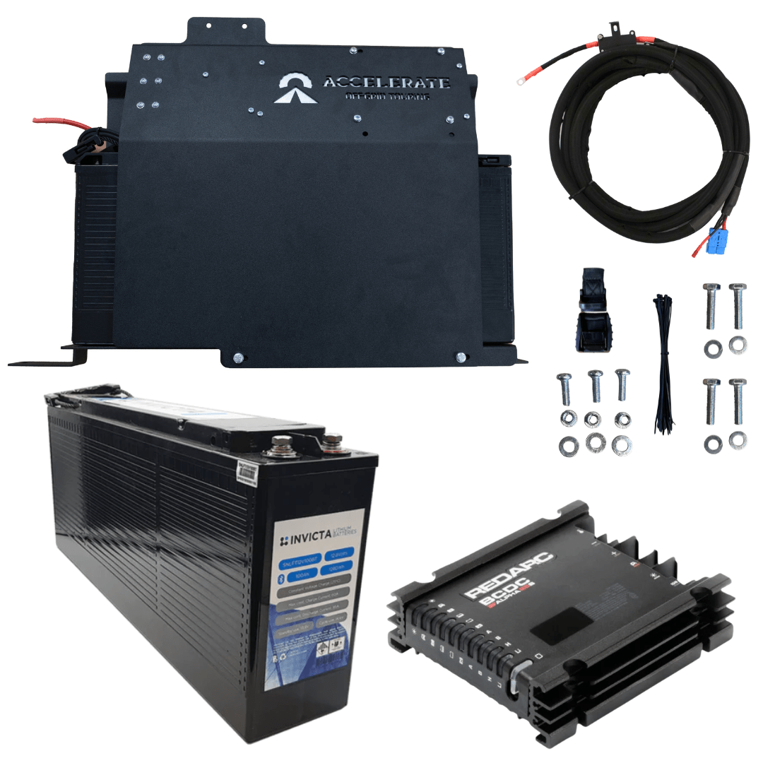 Dual Battery - 79 Series LandCruiser - 100Ah Behind Seat - With Jumpstart Feature