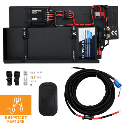Dual Battery - N80 Hilux - Behind Seat - Jumpstart Feature