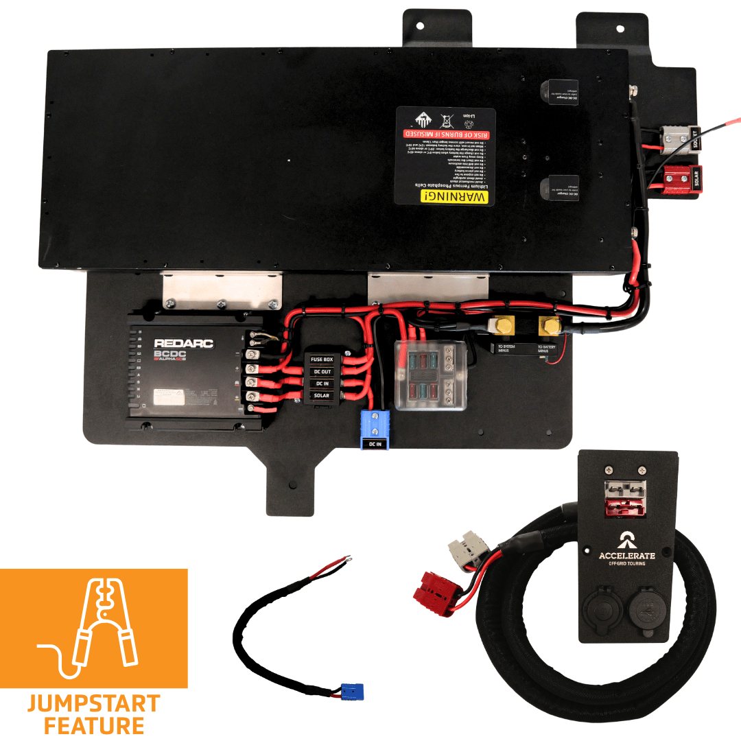 Dual Battery - Prado 250 Series - 220Ah Under Floor - With Jumpstart Feature